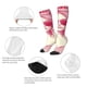 thumbnail image 3 of Fotbe Ace Of Diamonds Lady Calcetas Divertidas Estampadas para Hombre y Mujer, Calcetas de Algodón hasta la Rodilla para Caminar, Correr, Enfermería y Embarazo, 3 of 6