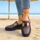 thumbnail image 5 of Mujeres Zapatos Negros Estilo Mary Jane T Correa Hebilla Sandalias, Sandalias de las Mujeres Cómodas Más Tamaño Tacón Grueso Primavera Verano, 5 of 9