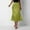 #6Army Green, variant on Byworldtasic Womens Skirts Women's Satin High Waist Hidden Elasticized Waistband Flared Casual A Line Midi Skirt