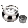 thumbnail image 3 of QSTDGVPW Coffee Kettle Gifts Thoughtful Lightweight Teapot for Office Camping Outdoor Silver, 3 of 9