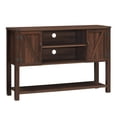 thumbnail image 6 of Costway Console Table Sideboard Buffet TV Stand w/ Storage Cabinets & Bottom Shelf Brown, 6 of 10
