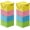 Color 12, variant on Microfiber Cleaning Cloth - 50Pcs 12.5x12.5 inch High Performance - 1200 Washes, Ultra Absorbent Towels Grip Root Weave Grime & Liquid for Streak-Free Mirror Shine.
