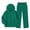 Green, variant on Girls Sweatsuit Fall Winter Kid Zip Up Hoodie And Sweatpants Set 5-14 Years