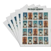 Mid Atlantic Lighthouses forever postage stamp-5 sheets (100 stamps)
