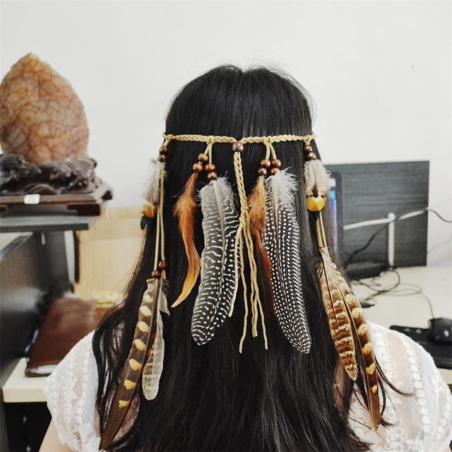 Diadema bohemia Macarena Boho Tassel Accesorios para el cabello