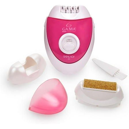 Epilady Skinlady Portable Corded Epilator for Women, Electric Hair Removal Device, Pink
