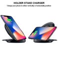 thumbnail image 4 of Compact Wireless Charger for Sharp Aquos EX SH-04E,SH-07D, SH-13C, Slider SH-02D, Zeta SH-06E, Zeta SH-09D, Q-Pot SH-04D, SH-05D (Black), Holder Stand, 4 of 8