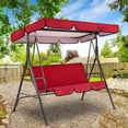 thumbnail image 5 of Swing Waterproof Canopy, Garden Swing Seat Replacement Canopy, Double Swing Replacement Oxford Cloth Canopy Top Set, Outdoor Patio Swing Seat Cover for Backyard, 5 of 8