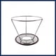 thumbnail image 5 of Soporte tipo panal Filtro de café de doble capa de acero inoxidable de 125 mm, 5 of 6
