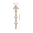 thumbnail image 2 of Phenofice Wood Carved Onlay Ornamental Pattern Khaki 1Pack for European Style Decor, 2 of 8