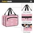 thumbnail image 4 of Travel Toiletry Bag with Metal Hook Large Capacity Cosmetic Bag Toiletry Bags for Travel, Gym, Camping Pink Gift Pattern, 4 of 9