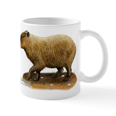 

CafePress - Capybara Mug - 11 oz Ceramic Mug - Novelty Coffee Tea Cup