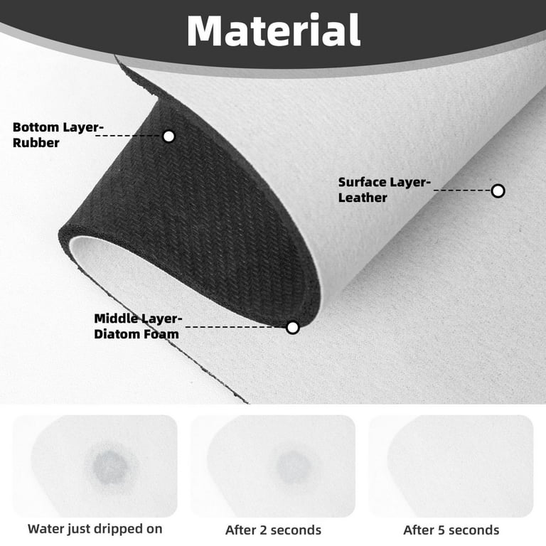 Faucet Mat for Kitchen Sink, Sicilian style golden lemon Cute