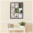 thumbnail image 2 of ArtToFrames Collage Photo Picture Frame with 9 - 6x8 Openings, Framed in White with Charcoal and Black Mats (CDM-3966-213), 2 of 8
