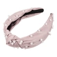 thumbnail image 1 of Diadema de Perlas Anudadas, Diadema de Estilo Casual para Mujeres Rosa, 1 of 7