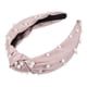thumbnail image 1 of Diadema de Perlas Anudadas, Diadema de Estilo Casual para Mujeres Rosa, 1 of 7