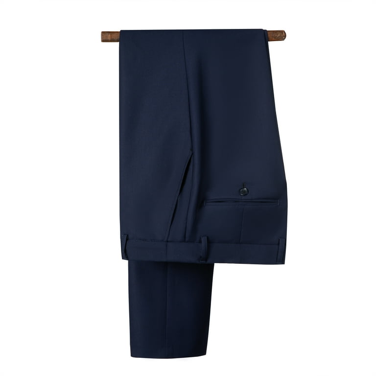 Tight navy trousers deals