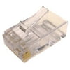 Cables Unlimited UTP-7010-99 Cat6 2-Piece RJ45 Connector for Solid Wire 100 Pack (Clear)