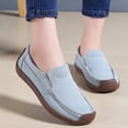 thumbnail image 4 of Loafers for Women Comfortable Business Casual Shoes Womens Dressy Slip On Office Work Flats Shoes Women's Solid Color Round Toe Penny Shoes, 4 of 9