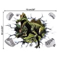 thumbnail image 1 of Pegatinas de pared 3D pared rota dinosaurio sala de estar dormitorio habitación infantil pasillo porche pintura decorativa, 1 of 6