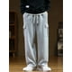 thumbnail image 3 of Pantalones de chándal con múltiples bolsillos para hombre, pantalón informal de algodón con cordón, holgado y recto, talla grande 8XL, novedad de otoño, 2023, 3 of 5