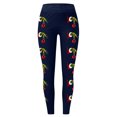 thumbnail image 4 of Leggings de yoga de cintura alta para mujer con estampado navideño, mallas de control, pantalones deportivos elásticos para entrenamiento atlético, cómodos, suaves, transpirables y a la moda., 4 of 4