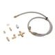 thumbnail image 3 of Turbo Oil Feed Line Kit 1/8PNT AN4 Fitting Oil Drain Line for T3 T4 T04E T60 T61 T61 T70, 3 of 9