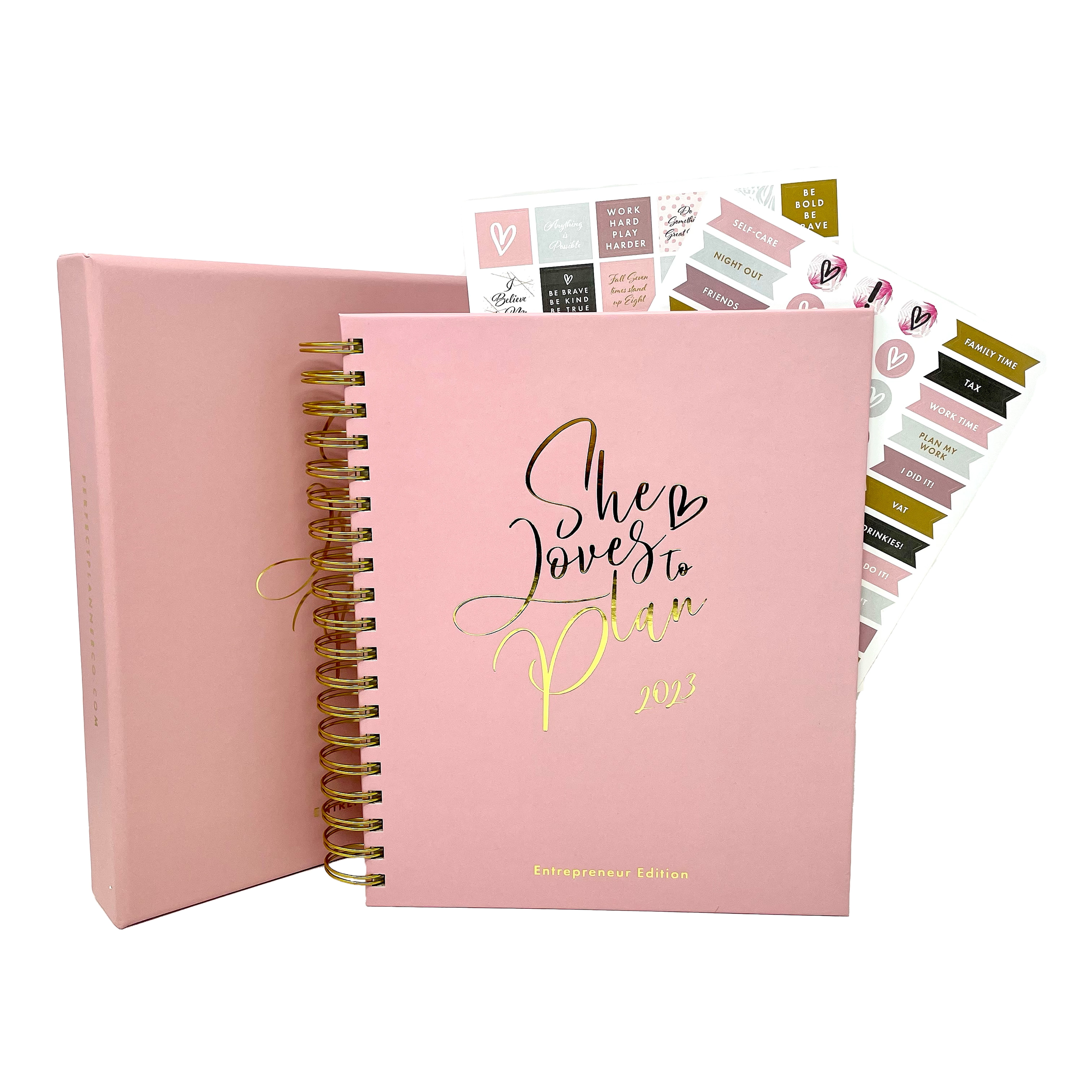 2023 ‘She Loves to Plan’ Business and Lifestyle Luxury Planner Boxset