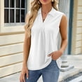 thumbnail image 2 of SHenli Womens Cap Sleeve Tops 3/4 Length Sleeve Tie Front Peasant Shirts Loose-Fit Basic Tees for Layering, 2 of 6