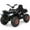 Black, variant on Costway 12V Kids Electric 4-Wheeler ATV Quad 2 Speeds Ride On Car w/MP3&LED Lights White