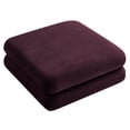 thumbnail image 6 of Modular Ottoman Chair, Tufted, Red, Velvet, Living Room Lounge Cafe Lobby Hospitality Restaurant, Modern Contemporary, HB37191, 6 of 9