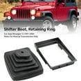 thumbnail image 3 of JIAHAOO Shifter Boot Retainer Bezel Kit for Jeep Wrangler TJ 1997 2004 Quality Tested Easy Install Direct Replacement OEM 52078558, 3 of 10