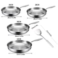 thumbnail image 5 of hejhncii Titaniums Nonstick Frying Cooking Pan Set With Lid And Spatula Scratch Resistant Cookware For Multiple Stovetops, 5 of 13