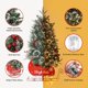 thumbnail image 3 of Qinaqin Pre Lit 3ft Christmas Tree con Led Lights Artificial Mini Realistic Spruce Tips Sleigh Base para Indoor Hogar y Oficina de Profundidadcoration 2 Pack, 3 of 7