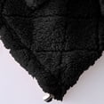 thumbnail image 4 of SWSMCLT Women's Fuzzy Hoodie Hooded Fleece Sweatshirt Plush Winter Warm Long Sleeve Cute Hood Pullover Pj Pajama Tops Cold Weather Black Small, 4 of 5