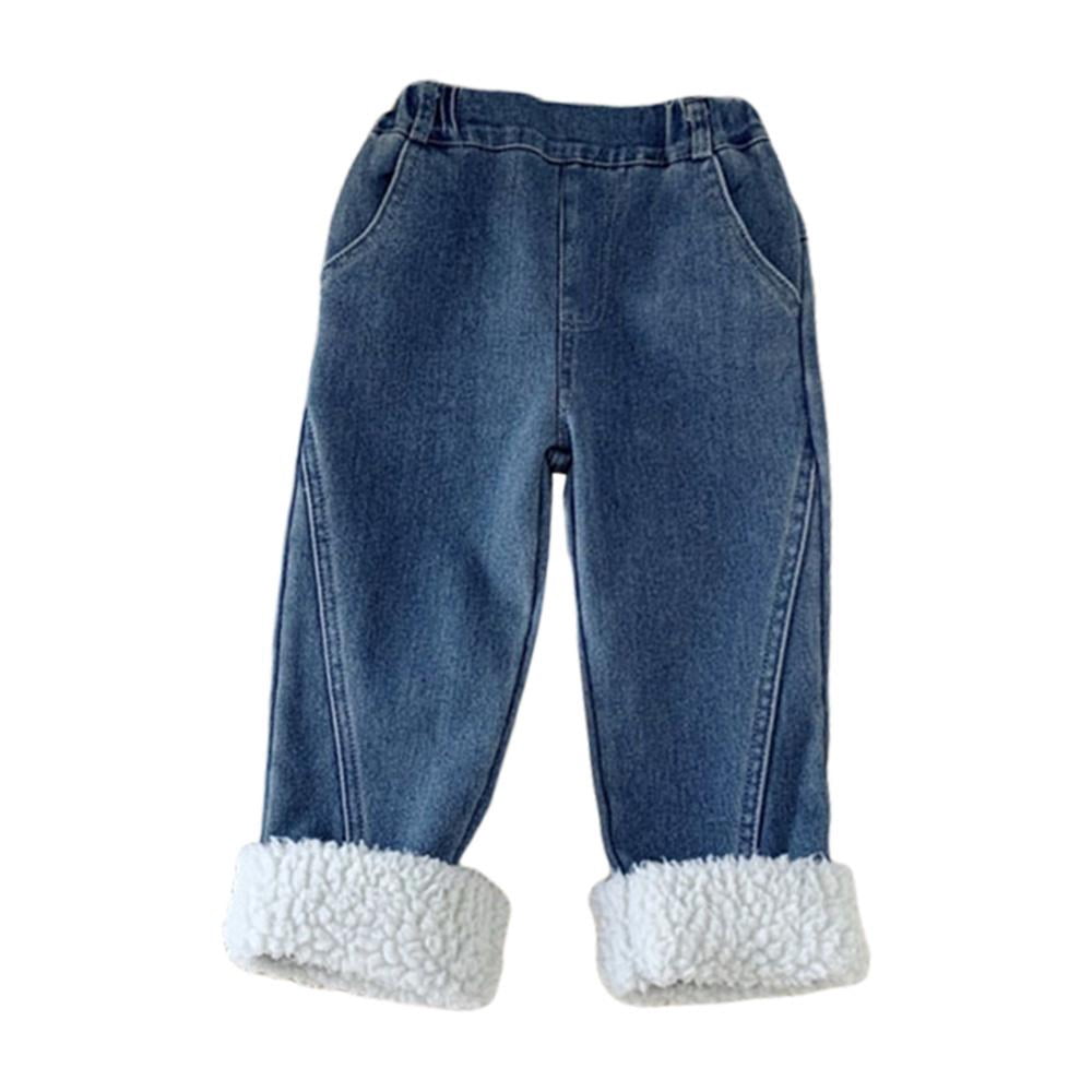 kids fleece lined jeans