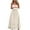 Beige, variant on qolati Long Skirts for Women Elegant Ankle Length High Waist A-Line Flowy Maxi Skirt Elastic Waist Ruffled Tiered Layered Mesh Tulle Night Out Skirts