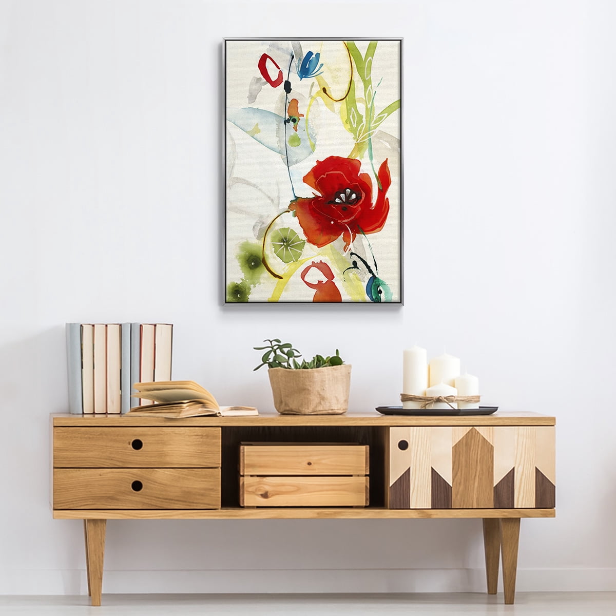Local Color II Framed Premium Gallery Wrapped Canvas - Ready to Hang