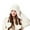 Z11B-White, variant on GPOECD Winter Thermal Hooded Face for Women Outdoor Ski Riding Cold Weather Protective Headgear with Integrated Bib Grey,One Size