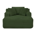 thumbnail image 6 of Jopath Compressed Chaise Lounge Foam Sofa bed, Fluffy Corduroy Upholstered Cloud Couch with Deep Seatfor Living Room Bedroom Apartment Green, 6 of 9