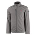 thumbnail image 2 of Men's Cutter & Buck  Gray Utah Utes Evoke Eco Softshell Recycled Full-Zip Jacket, 2 of 3