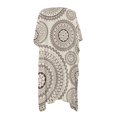 thumbnail image 2 of HELLHERO Floral Dragonfly Women's Kimono Coverup High Quality Fabrics Long Free Size Bathing Suit Cover Up for Womens, 2 of 6