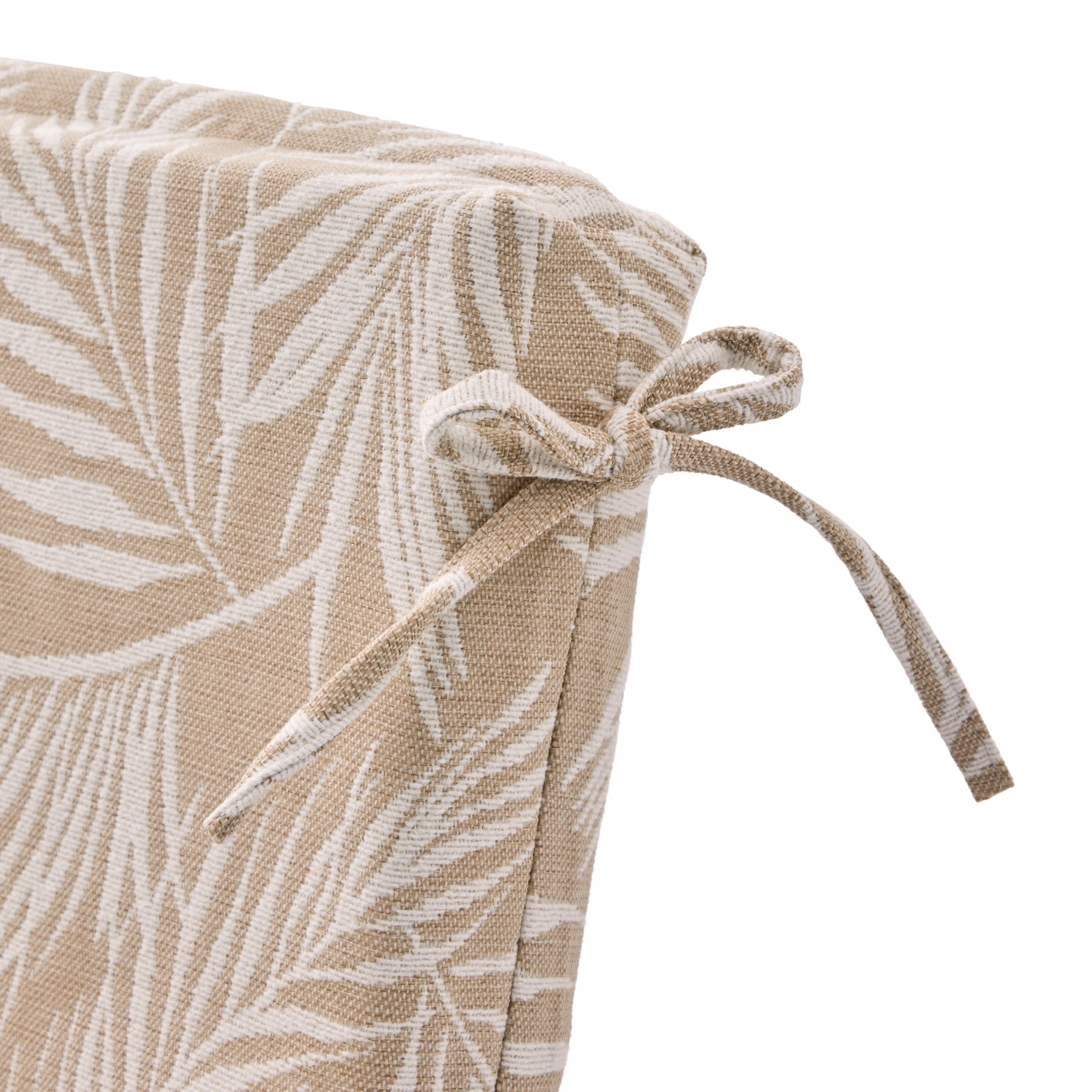 Better Homes & Gardens 44 in x 20 in Outdoor Chair Seat Cushion, 1-Piece, Palm Tan