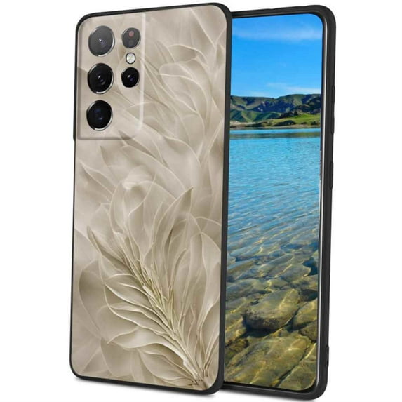 Abstract-botanical-6 Phone Case, Degined for Samsung Galaxy S21 Ultra Case Men Women, Flexible Silicone Shockproof Case for Samsung Galaxy S21 Ultra
