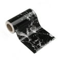 thumbnail image 1 of Uxcell Wood Grain Wallpaper Border 4" x 16.4ft Textured Frame Sticker, Black White, 1 of 7