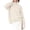 Beige, variant on Sweaters for Women, High Neck Sweaters for Women, Solid Color Ribbed Knit, Lightweight Pullover for Comfort
