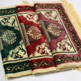 thumbnail image 2 of serony Muslim Prayer Rug Eid Embroidery Tapestry Carpet Non-Slip Mat Red, 2 of 9