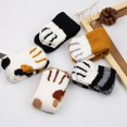 thumbnail image 4 of Womens Fuzzy Socks Winter Warm Cozy Soft Fluffy Socks Cute Animal Fleece Slipper Sock 4 Pack, 4 of 9