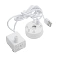 thumbnail image 1 of Water Pump Atomizer All-In-One Machine for Small Rockery/Flowing Water/Bonsai/Tea Tray/Fish Tank 5V Usb Fog Machine Black/White White, 1 of 9
