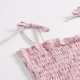 thumbnail image 3 of Fille d'Été Floral Bateau Cou Lace-Up une Ligne Bretelles Robe, 3 of 6